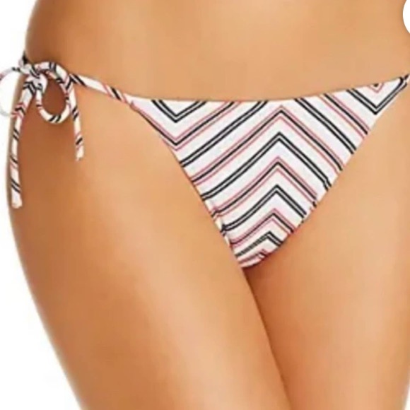 Onia Other - Onia Kate Ribbed Bikini Bottom in Chevron Stripe Size small